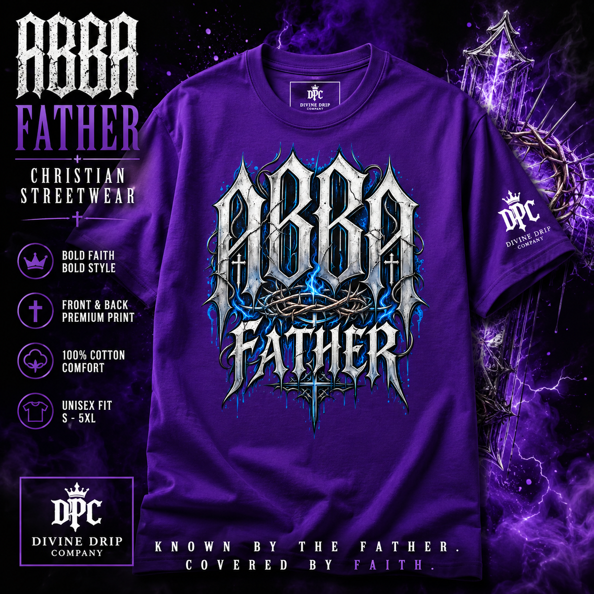 Abba Father Christian T-Shirt | Cross Faith Streetwear