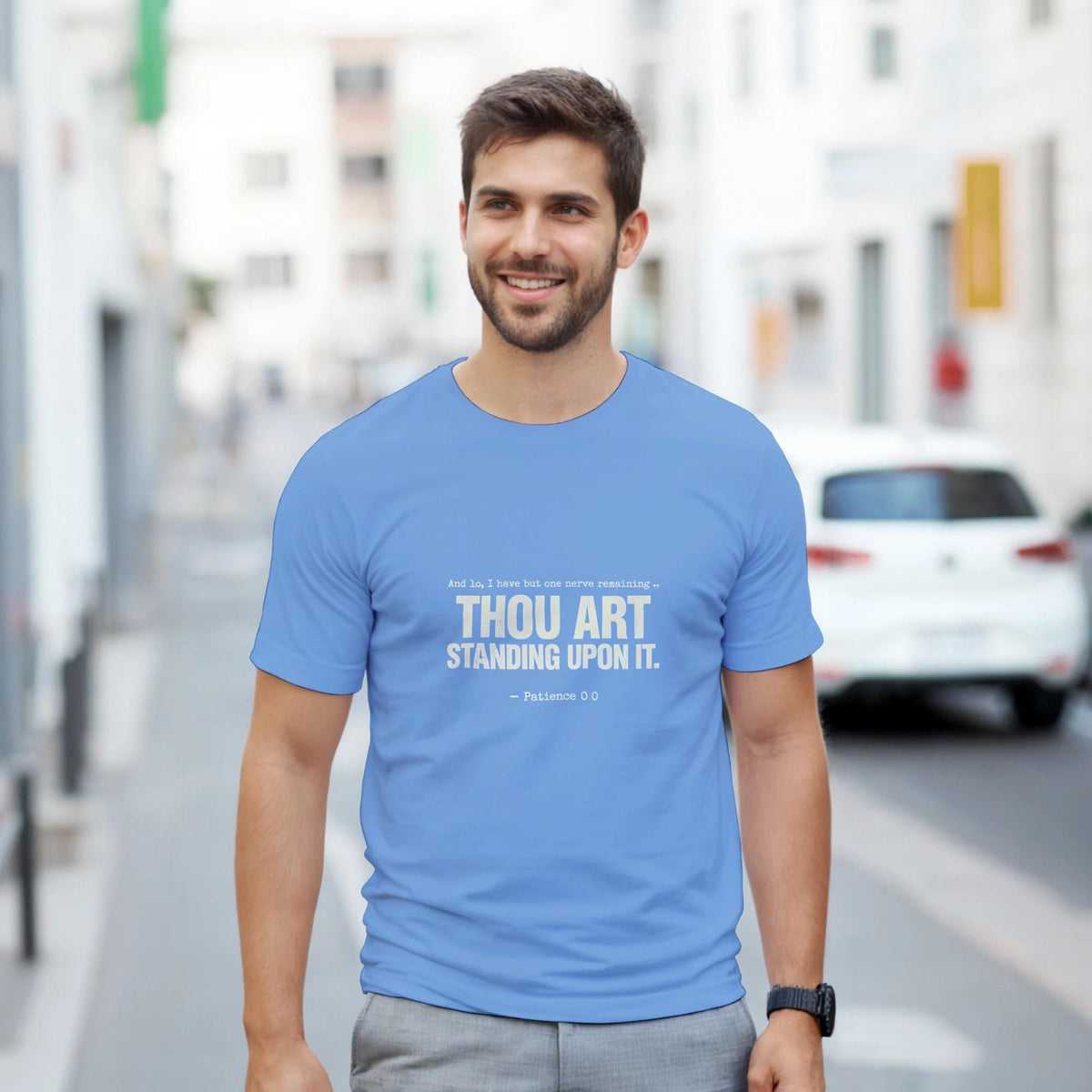 Funny Bible Verse Shirt, I Have But One Nerve Thou Art Standing On It Tee, Sarcastic Christian Gift, Religious Humor Shirt, Unisex Gift